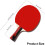 Table Tennis Racket with High Bounce, Comfortable Grip, Includes 3 Balls, Ideal for Beginners, Durable Material 2