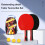 Table Tennis Racket with High Bounce, Comfortable Grip, Includes 3 Balls, Ideal for Beginners, Durable Material 3