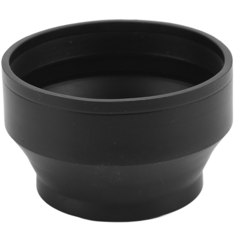 Foldable Camera Lens Hood 49Mm Rubber Metal Prevent Damage & Astigmatism 9421340234749