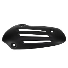 Ersatz-Spannenschutz aus Edelstahl für Auspuffrohr – Hitzeschutzschild, empfohlen für Vespa Sprint 150, Primavera 125/150, Schwarz