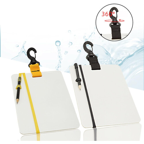 Underwater Writing Board, Dive Notepad for Snorkeling, Durable Communication Tool, Waterproof Diving Accessory 2