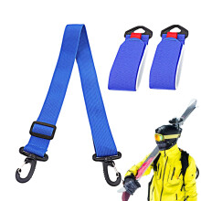 Ski Boot Carrying Straps and Snowboard Carry Strap - Adjustable Blue Snowboard Carrier with Durable Rope for Winter Sports