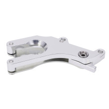 Adaptateur de selle fixe en alliage d'aluminium 126 g disque argenté