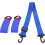 Snowboard Carrying Strap Blue, Adjustable Shoulder Strap for Snowboard and Ski Poles, Durable Ski Boot Carry Strap 4