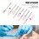 10 Stück Keramik-Nagelhautentferner-Bohrer-Set 7