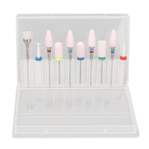 10 Stück Keramik-Nagelhautentferner-Bohrer-Set 1