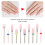 10 Stück Keramik-Nagelhautentferner-Bohrer-Set 8