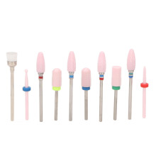 10 Stück Keramik-Nagelhautentferner-Bohrer-Set