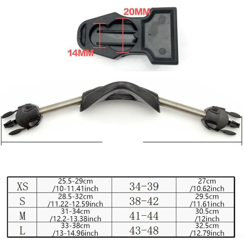 Stainless Steel Dive Fin Strap with Secure Closure for Snorkeling and Diving, Adjustable Length, Robust Construction 1