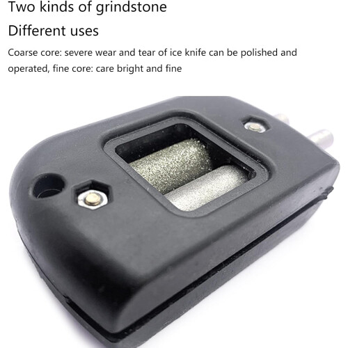 Ice Skate Blade Grinder Stone Replacement Portable Sharpener for Maintenance, Compatible with All Skate Models 1