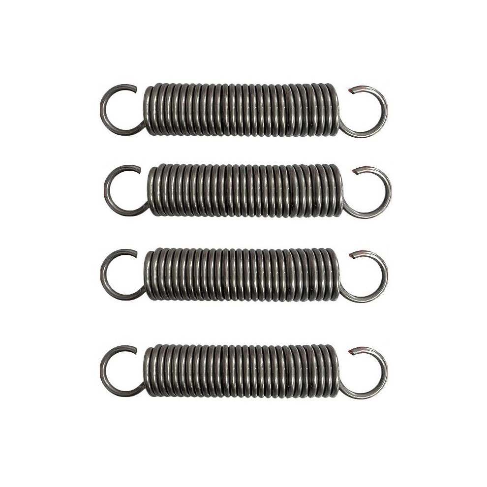 4 Pieces 100Mm Tension Springs With Hooks, 2.0Mm Wire Diameter, 16Mm Outer Diameter, Heavy Duty Pull Springs 6947110051031