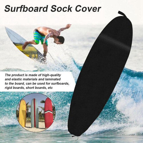 Surfboard Sock Cover Waterproof Protective Case for Shortboard and Longboard, Durable Surf Accessories, Size S 1