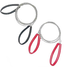 75 cm Stainless Steel Wire Saw Set - Portable Hand Chainsaw for Gardening, Outdoor Cutting, Tree Trimming, Red Black Color