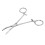 Silberne Schlitz-Pinzette 14 cm / 5,5 in Perlenklemme 16
