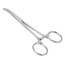Silberne Schlitz-Pinzette 14 cm / 5,5 in Perlenklemme