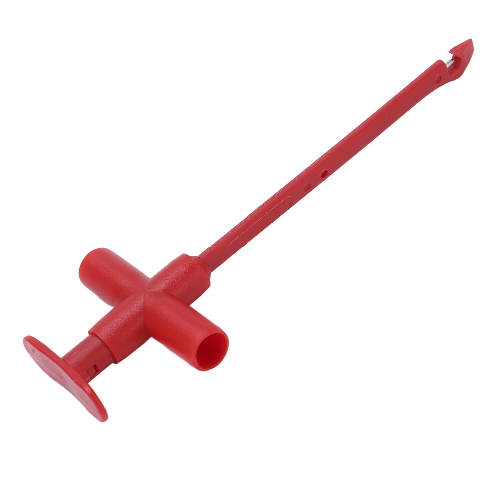 Red J.30022 Puncture Test Clip With 4Mm Banana Jack For Multimeter Diagnostics 4691340240339