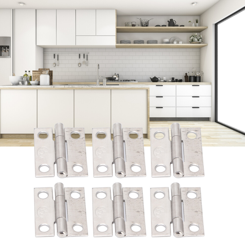 10Pcs 1In 304 Stainless Steel Foldable Butt Hinges For Cabinets And Marine Boxes 9371340240328