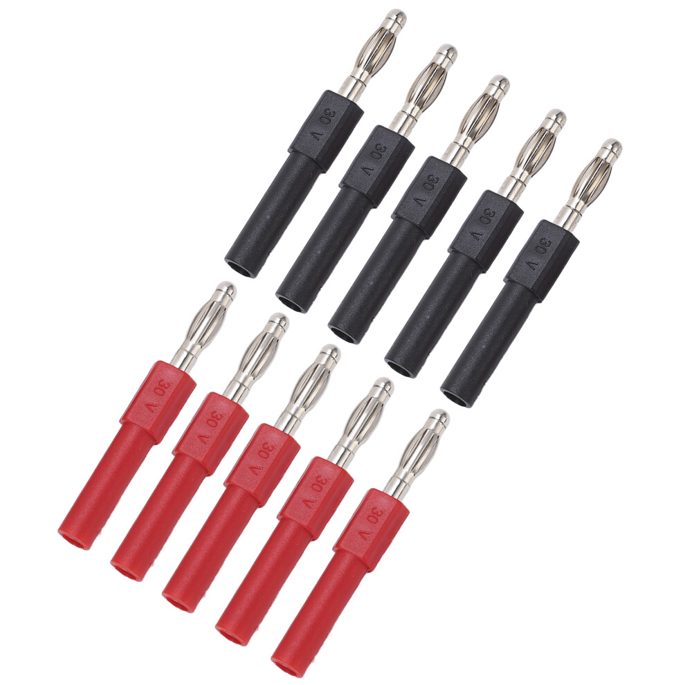 Durable 5Set J.20012 Banana Plug Connectors 4Mm Male To 2Mm Female 3001340240696