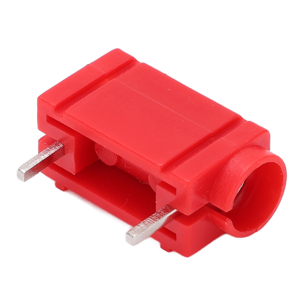5Pcs 4Mm Pcb Banana Sockets For Multimeter - Nickel Plated Brass Red 3231340241038
