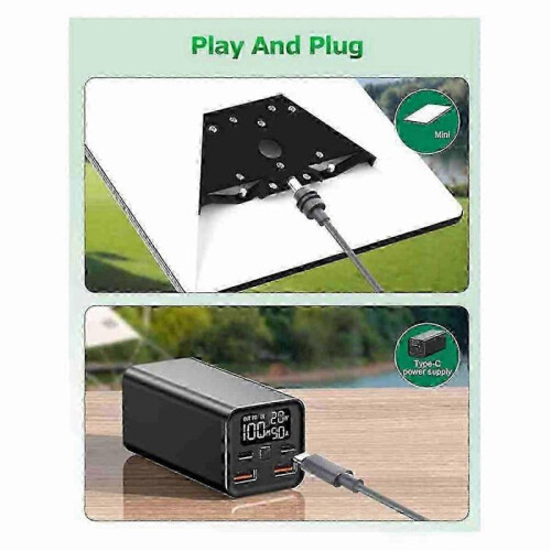 For Starlink Mini Cable 10FT Starlink Mini USB C to DC Power Cable Cord 100W Input USB Type C to DC 1