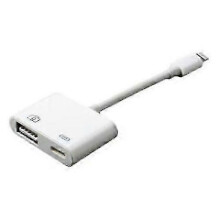 Lightning to USB 3.0 Camera Adapter Compatible - White