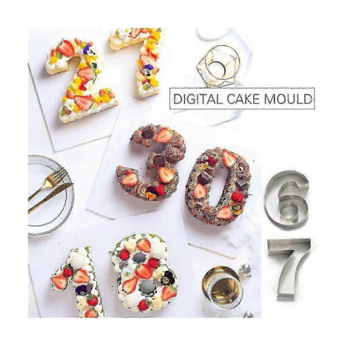 0-8 Numbers Cake Mold Cake Decorating Tools Confectionery Maker Birthday Cake Tools 1