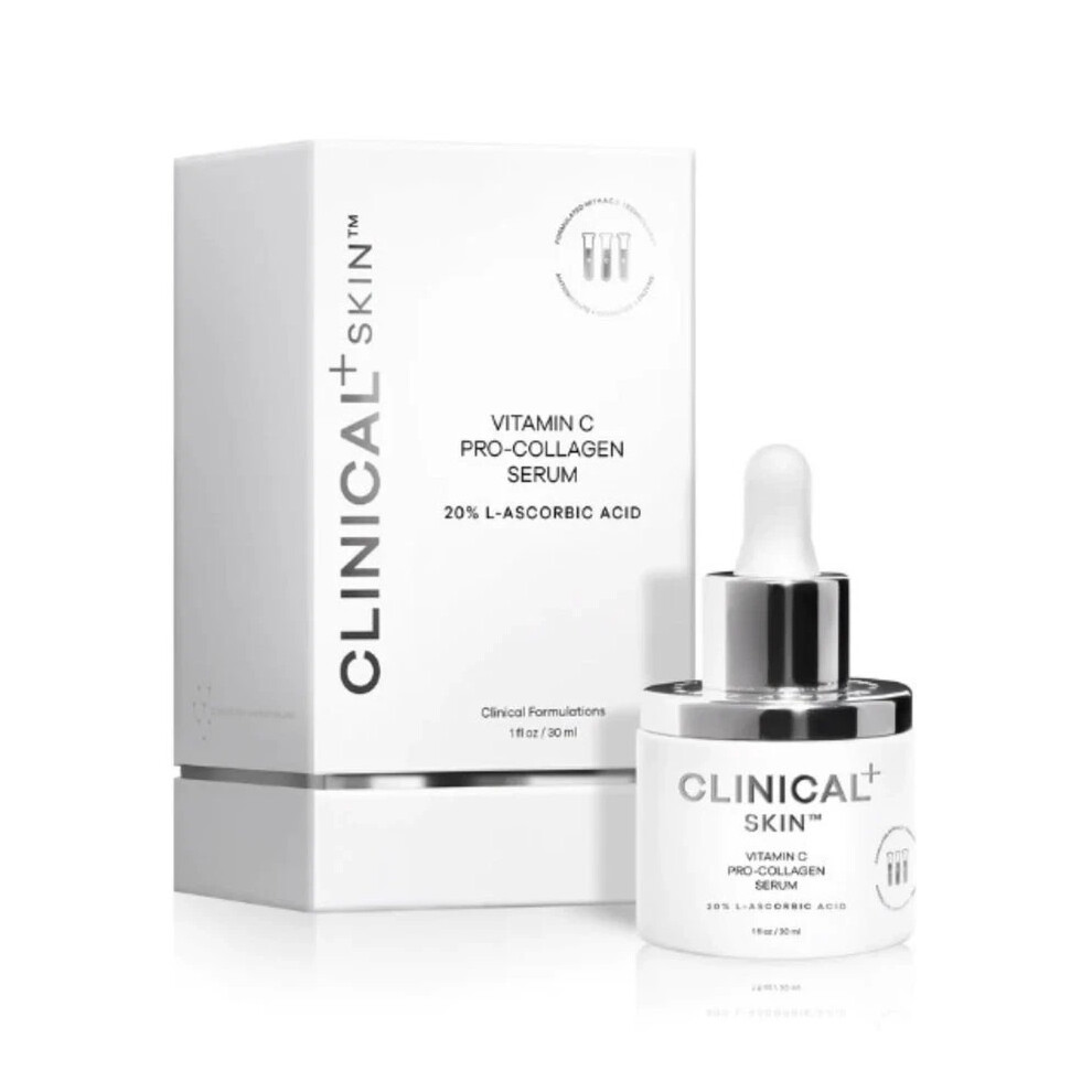 Clinical+ Skin Clinical Skin Vitamin C Serum 30Ml | Pro-Collagen + Vitamin E