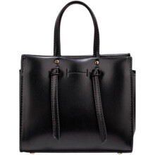 (Black) Large Capacity Handbag Single Shoulder Fashion Leather Handbag Gift for Women