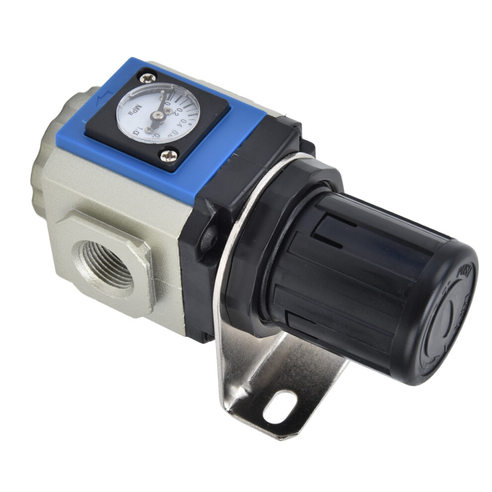 Aluminum Alloy Air Regulator Gr300-10 0.05-0.9Mpa With Gauge 4101340242818