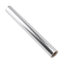 Küchenaluminiumfolie Aufkleber ölbeständig wasserdicht PVC selbstklebende Küchenrückwand Tapete für Küchenschrank Silber Größe: ca.