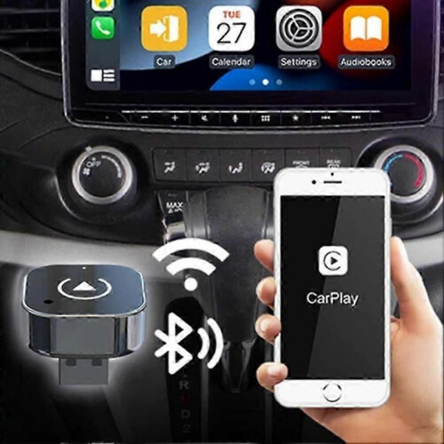 2-in-1 USB Wireless Car Play Adapter OTA Upgradable Dongle Plug Play for Android Auto 2