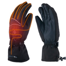 Guantes calefactores de 3 niveles calentadores eléctricos para las manos guantes calefactores con pantalla táctil ,M