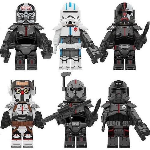 Scale Models Star Wars Bad Batch Custom Minifigure 5-Pack