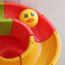 Duschspur-Spielzeug Süßer Enten-Babys Badspur Rutschspielzeug Lernspielzeug Badezimmer Zusammenbau Kinder Spielzeug 26A (66 Stück Set)