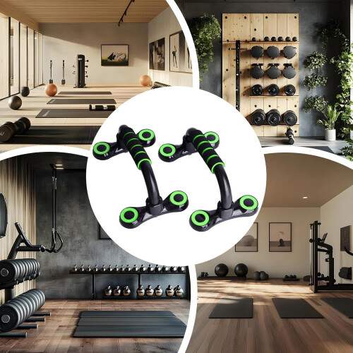 Push-Up Stands with Flexible Support - Soft Non-Slip Grips for Push-Ups - Adjustable Training Aid for Floor Exercises 2