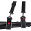 Ski Straps and Bars for Carriers, Adjustable Shoulder Strap, Protective Holder for Ski Equipment, Black 2