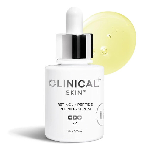 CLINICAL+SKIN Retinol + Peptide Refining Serum 2.5 30ml 1