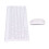 10m Range 2.4G Wireless Keyboard Mouse Combo Ergonomic White 12
