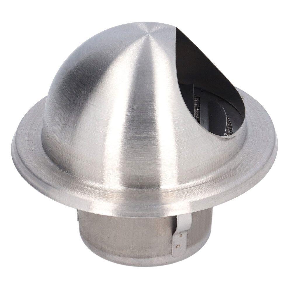 Stainless Steel Air Vent Stainless Steel Round Bull Nosed External Extractor for External Wall Exhaust 60