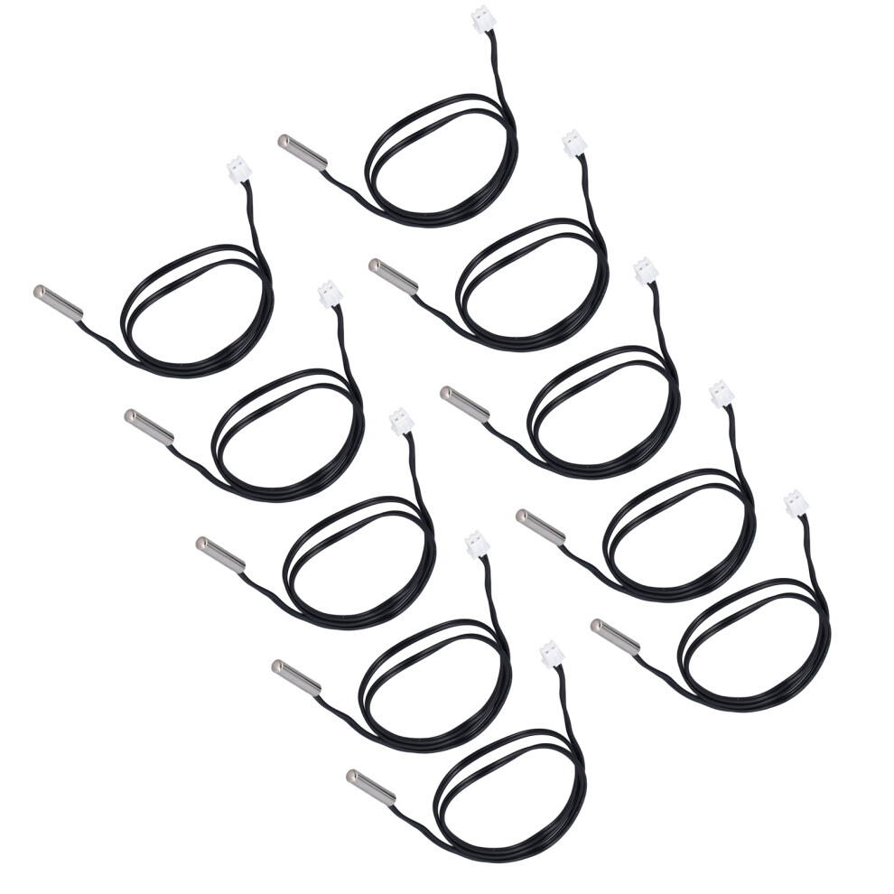 10 Pcs Ntc Thermistor Temperature Sensor Probe 5X25mm 500Mm Cable 9391340250172