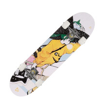 Skateboards for Beginners Double Kick 31 x 8 Inch Concave Cruiser Complete Skateboard for Kids Teens Adults