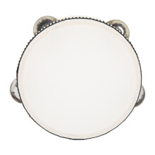 Handheld Tamburin aus Holz, 154 mm, Polyester, klarer Klang, pädagogisches Tamburin, Drum für Auftritte
