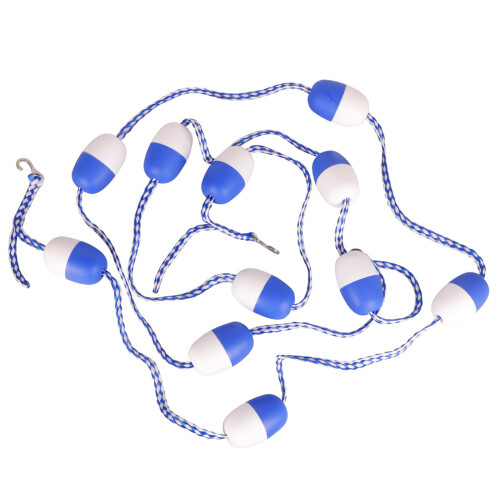 Nylon Pool Safety Lines 16 Foot Floating Marker Rope Pool Depth Divider for Pool Depth Separation