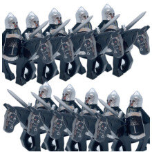 (Style B) Medieval castles rings spirits Roman warriors forest guards mountswarhorses Minifigures Kids Toys Gifts