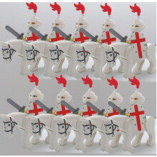 (Style E) Medieval castles rings spirits Roman warriors forest guards mountswarhorses Minifigures Kids Toys Gifts