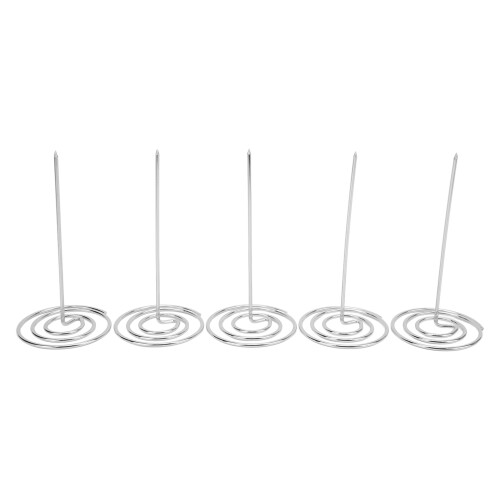 5PCS Silver Rubber Iron Check Spindles, Anti-Corrosion, 15.3x7.2cm 1