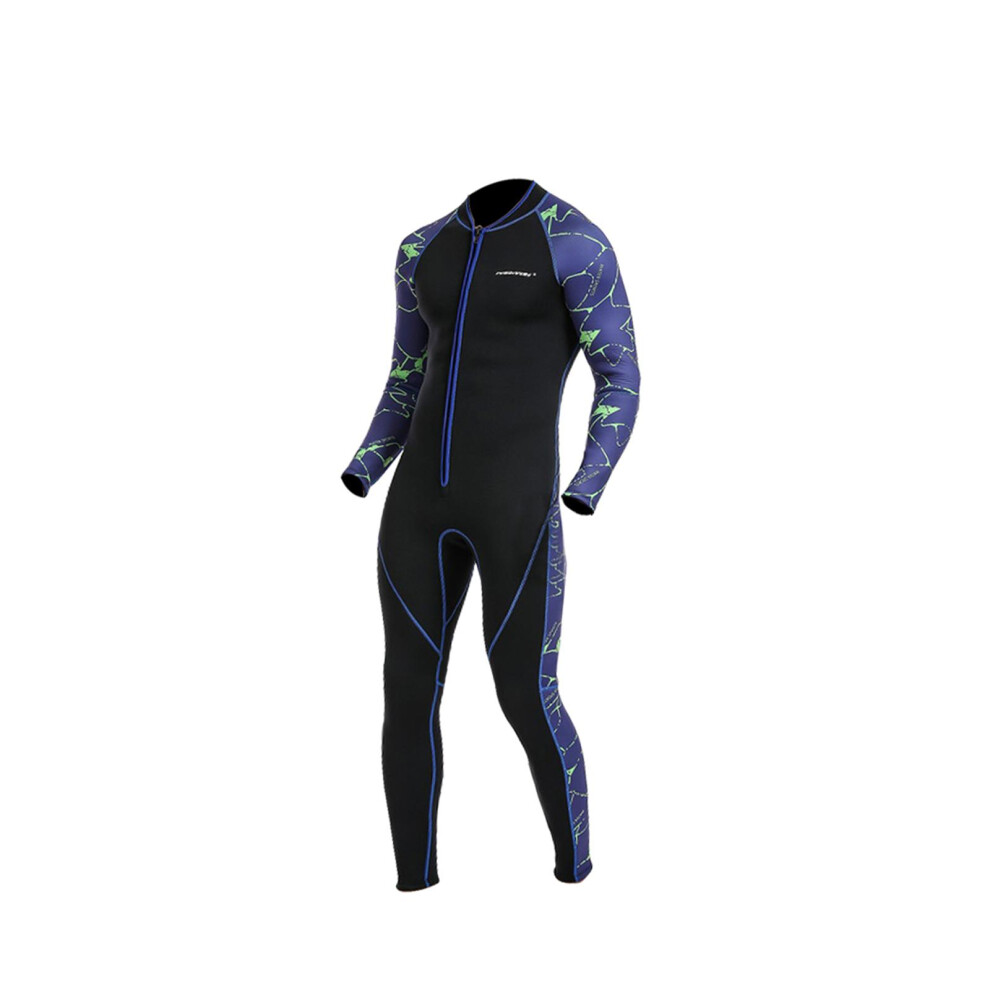 Mens Wetsuit Diving Suit Front Zip for Sports Snorkeling Kayaking XL