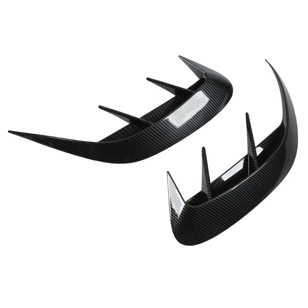 2PCS Rear Fog Lamp Decor for Mercedes C Class 2022 Carbon Fiber Style ABS-image-OPC-PJK9JYJ-NEW