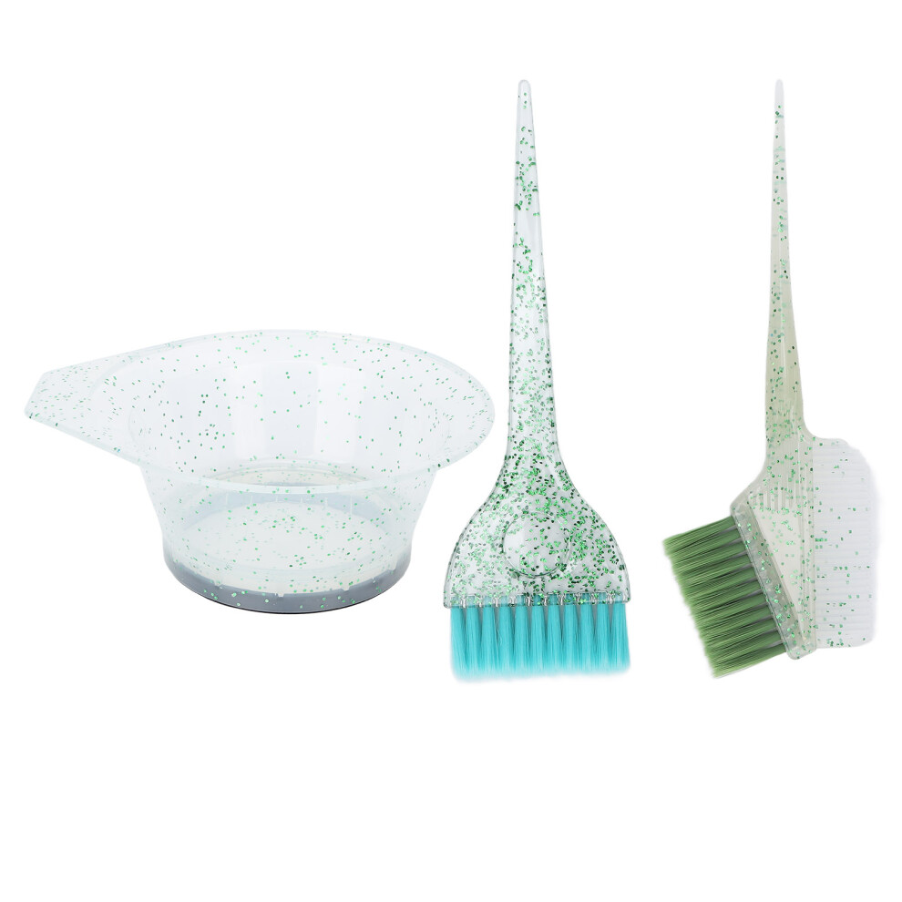 3pcs Hair Dye Kit with Bowls & Brushes â 14cm Dyeing Bowl