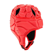 Rugby Helmet for Adults, Breathable Rugby Headgear, Red Goalkeeper Training Head Protector, Comfortable Fit